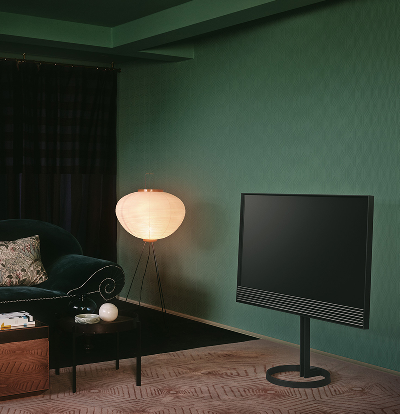 TV salotto elegante e vintage